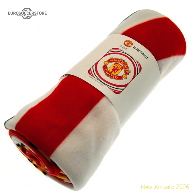 Official Manchester United Fc Pulse Fleece Blanket - Premium Quality
