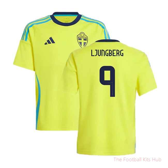 2024-2025 Sweden Home Fan Shirt (Kids) (LJUNGBERG 9)