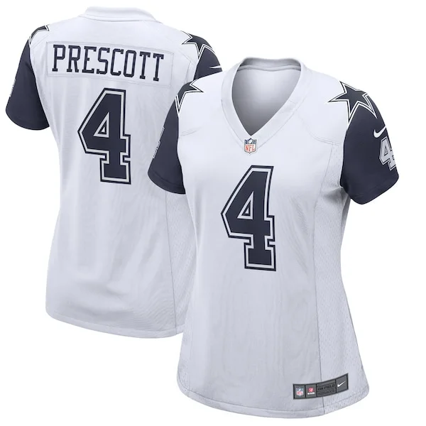 Performance Dallas Cowboys Game Jersey - Premium White NFL Fan Jers...