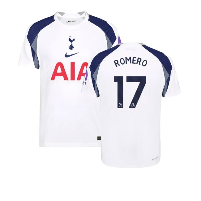 2025-2026 Tottenham Hotspur Authentic Home Shirt (Romero 17)