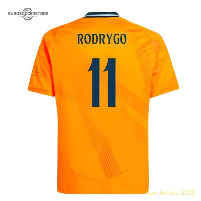 Best-Selling 2024-2025 Real Madrid Away Youth Kit (Rodrygo 11)
