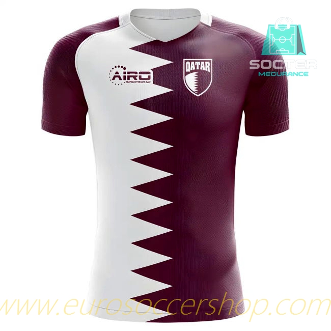 2025-2026 Season Qatar Home Football Shirt Youth Version
