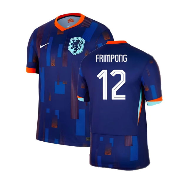 Match Worn Style Netherlands Away Professional Jersey 2024-2025