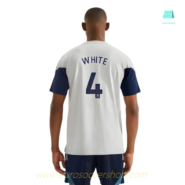 2025-2026 Arsenal Training Tee (Grey) (White 4)