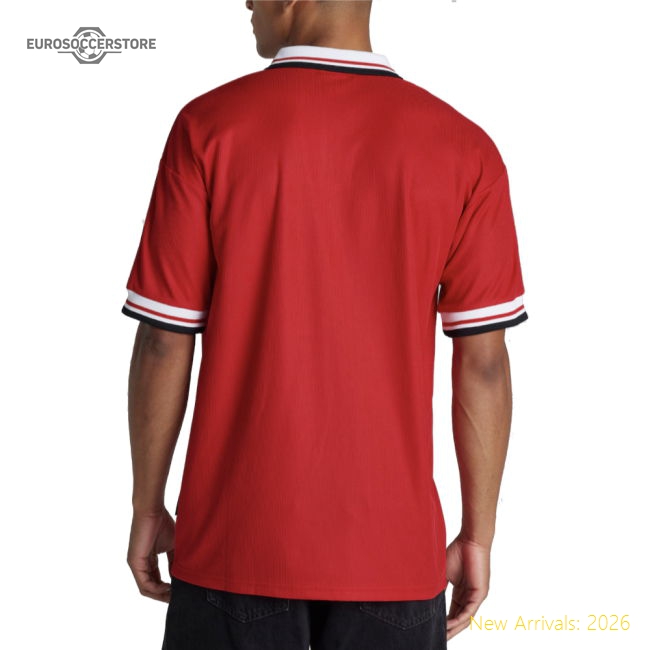 Man Utd Retro Home Kit 1998-2000 Game Wear Jersey Ready