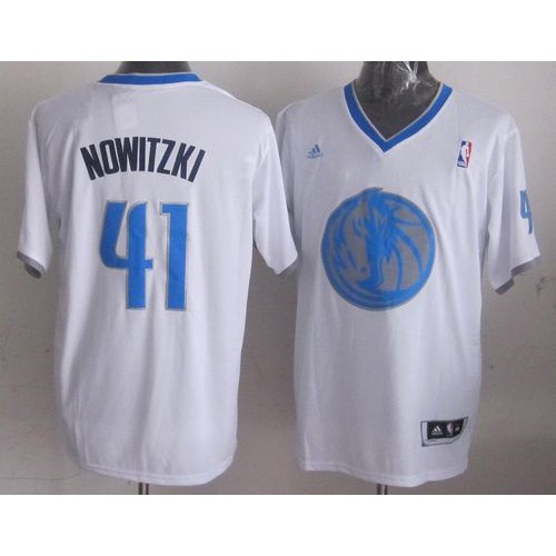 Mavericks White Dallas Mavericks #41 Jersey - Great Value Game Day Wear