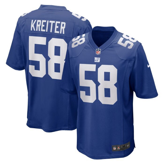 None Men's NY Giants Energetic Official Jersey Game Day Wear
