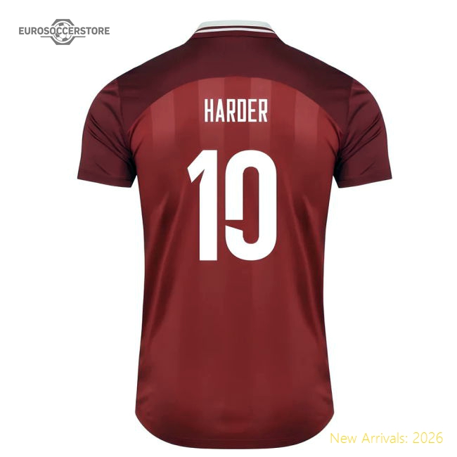 Professional Denmark 2025-2026 Home Jersey (den) Breathability