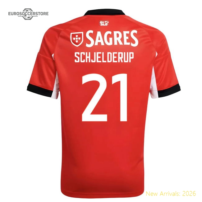 Sl Benfica Children 2025 Home Jersey Shirt Football Fan Supporter Game Day Match Day Essential