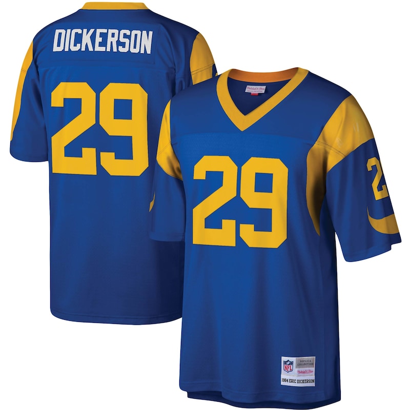 None Eric Dickerson Star Player LA Rams Elite Jersey Football Apparel