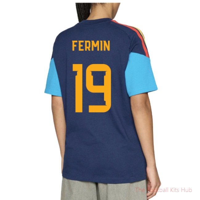 [JED] 2026/27 Spain Training Tee (Night Indigo) (Fermin 19)