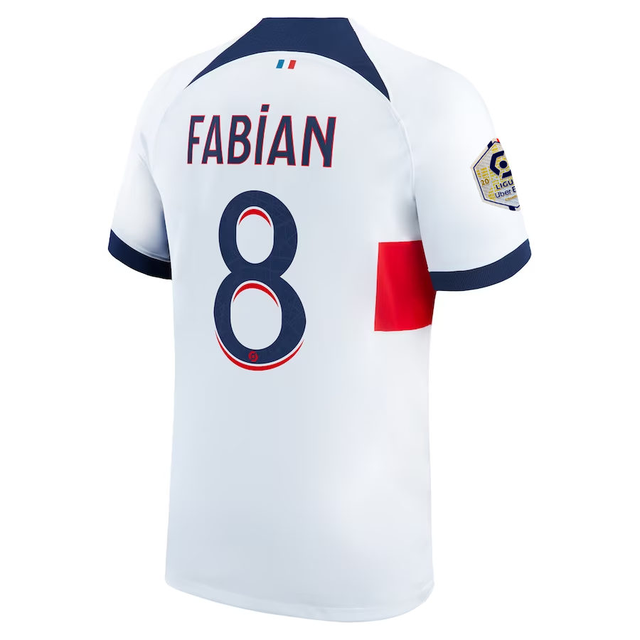 Paris Saint‑Germain FC Fabian 2023-2024 Lig Away Jersey – Authentic Shirt