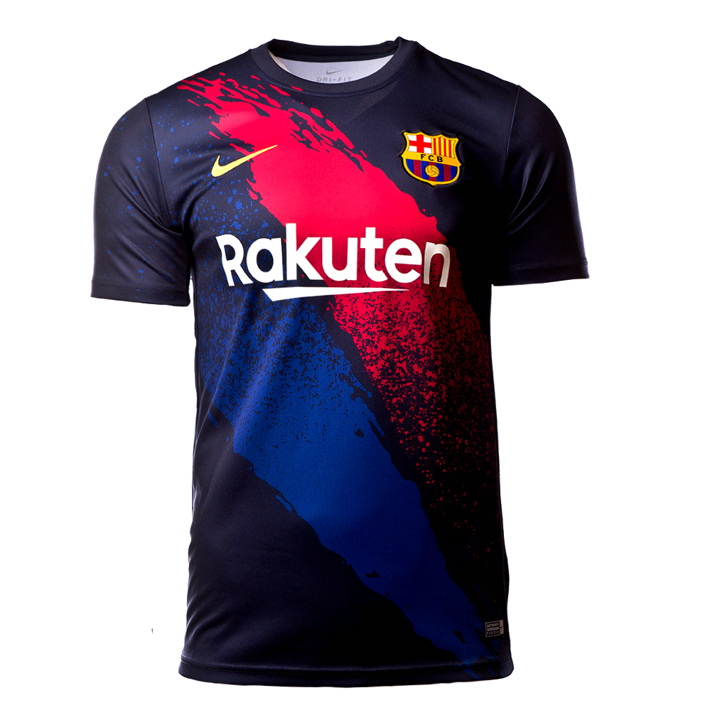 High Quality Durable Barca 2019-20 BARCELONA PRE MATCH SOCCER SHIRT