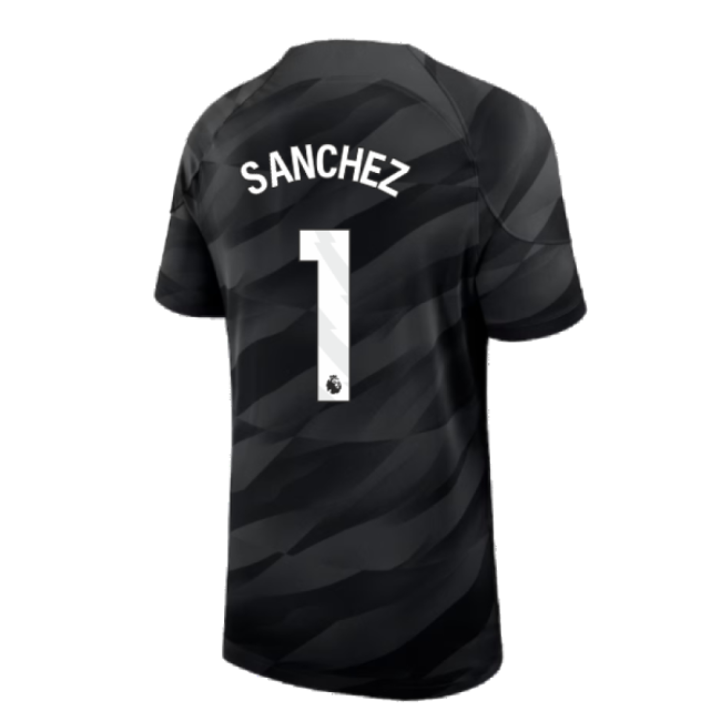 Avid Chelsea Chelsea Home Goalkeeper Shirt Black Kids Sanchez #1 M...
