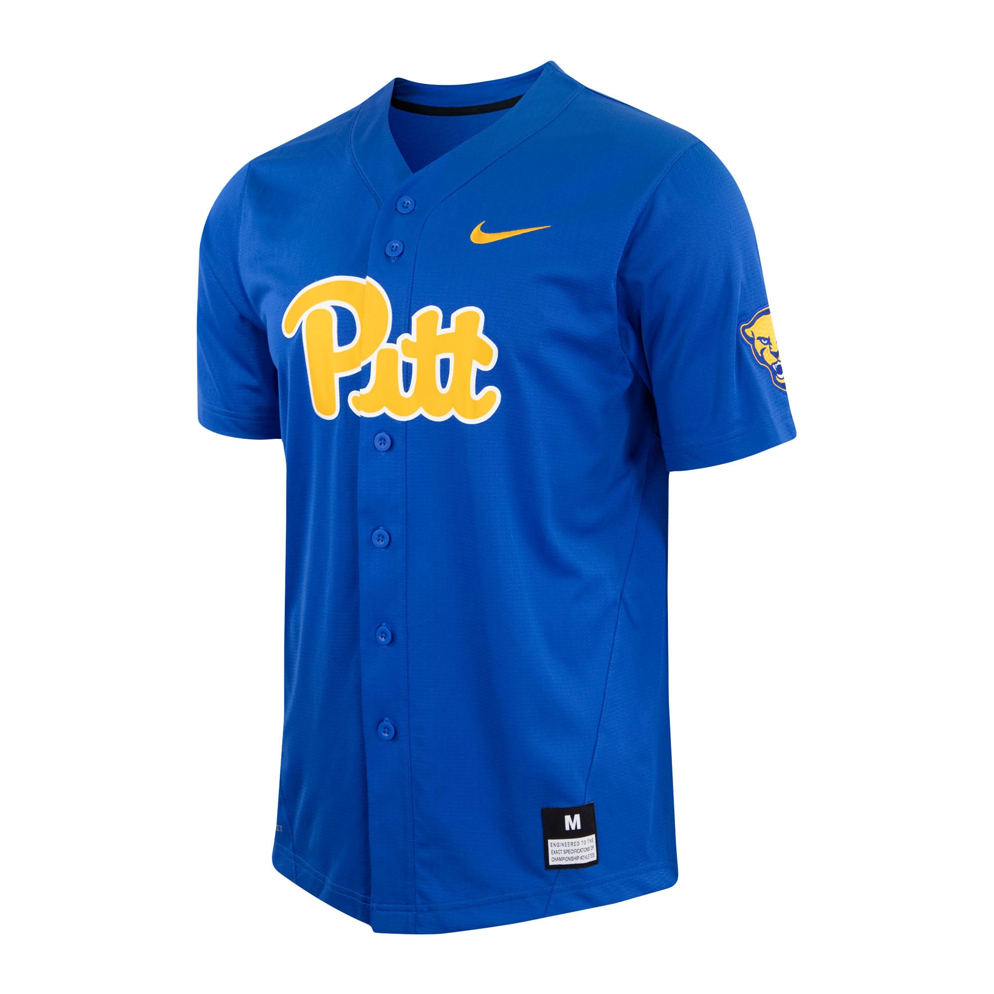 [NJP] Pitt Panthers Replica Baseball Jersey - Royal