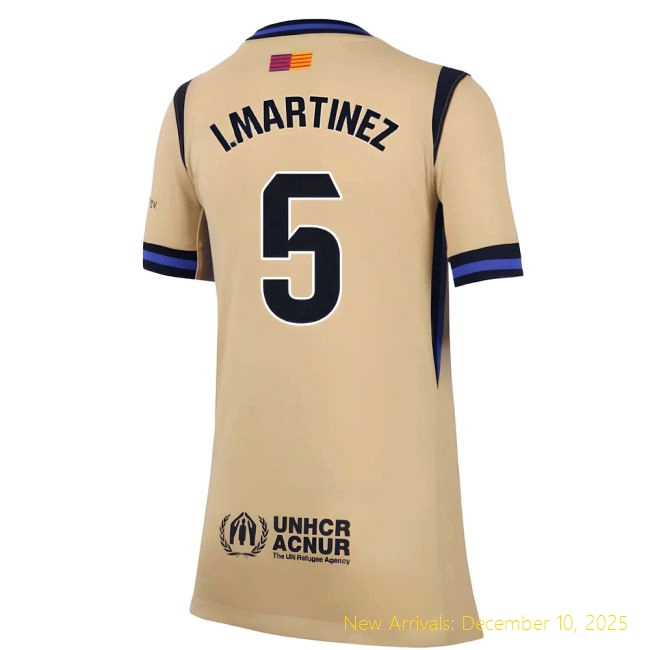 2025-2026 Barcelona Away Shirt - Performance Game Day (Martinez 5) -...
