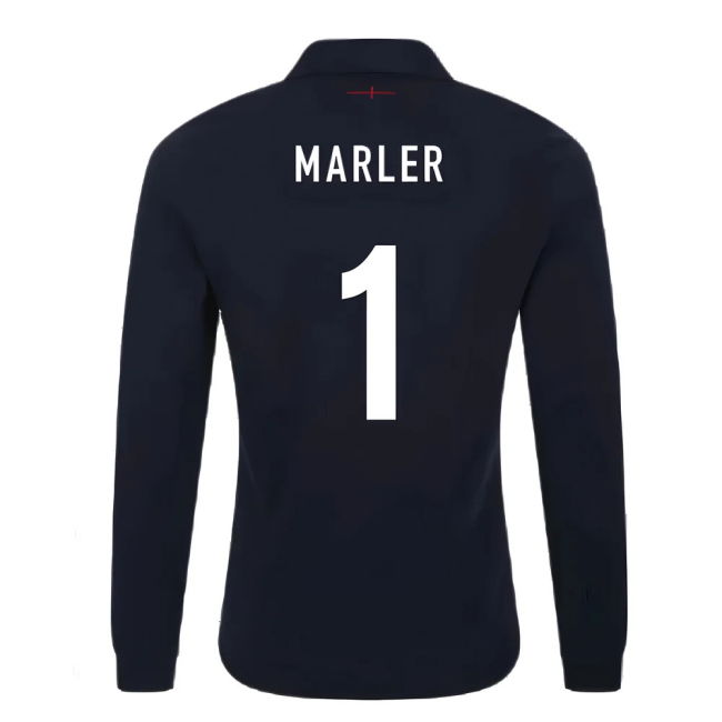 2023-2024 England Rugby Alternate LS Classic Shirt (Marler 1)