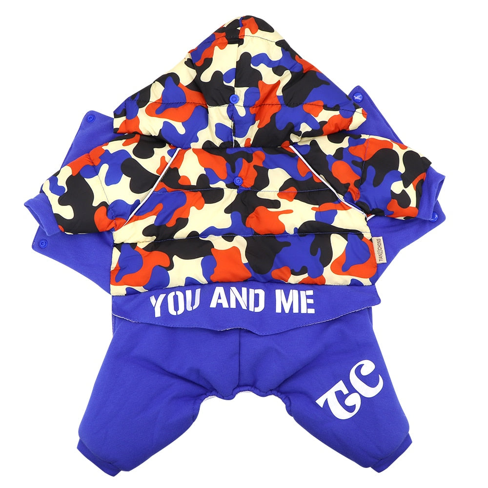 - Comfortable Winter Jumpsuits For French Bulldog (ws302) Winter Wear