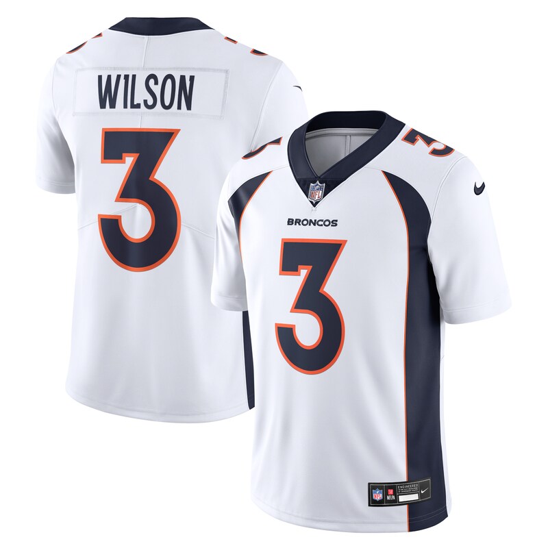 None Russell Wilson Team Captain DEN Broncos Professional Jersey
