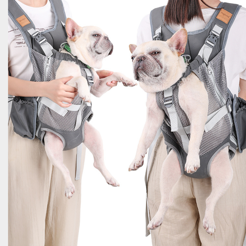 PawPorter French Bulldog Carrier Backpack – Travel and Hiking Bag for Frenchies