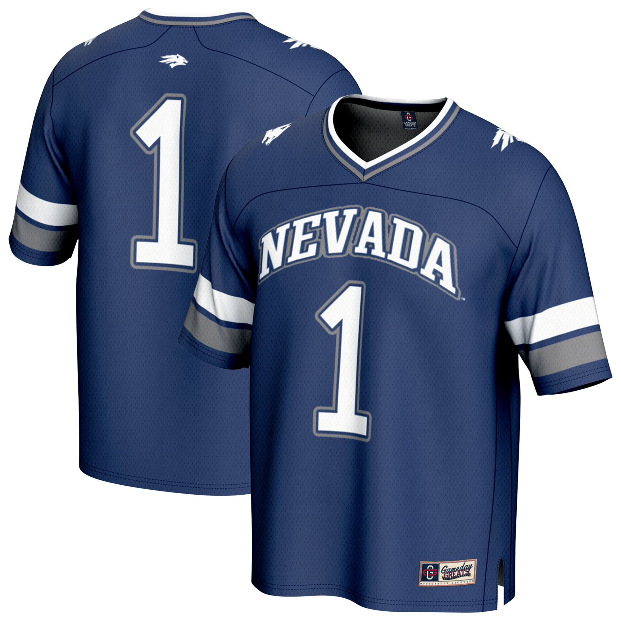 #1 Nevada Wolf Pack GameDay Greats Unisex Lightweight Collegiate Football Fashion 2026/2027 Football Jersey - Navy