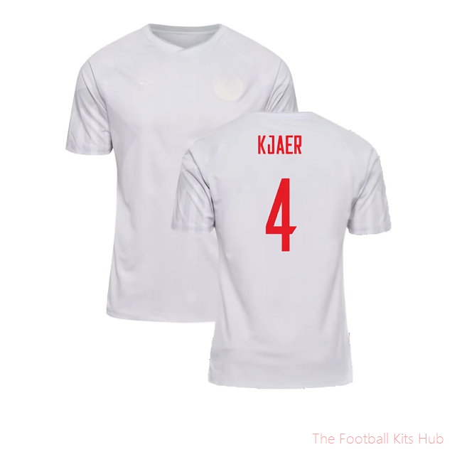 2022-2023 Denmark Away Shirt (Kjaer 4)