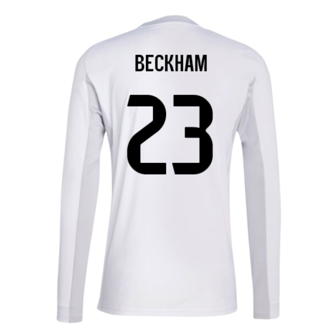 Real Madrid Long Sleeve 2025-2026 Home Shirt