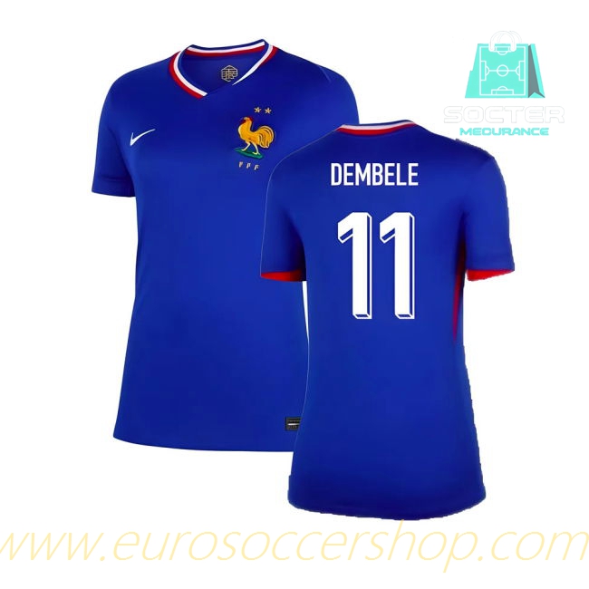 2024/25 Campaign French National Team Home Jersey Ladies (Dembele 11)