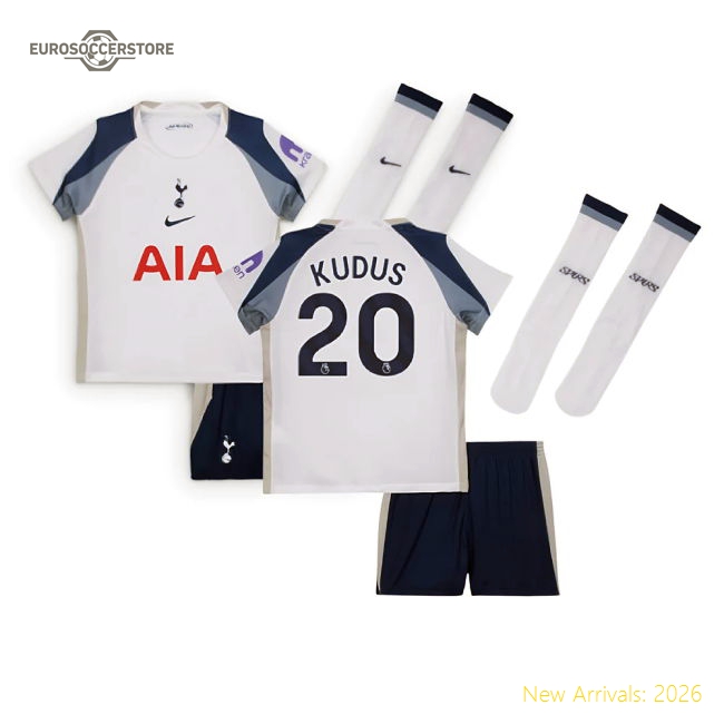 Tottenham Hotspur 2024-25 Home Fan Version For Kids (Kudus Game