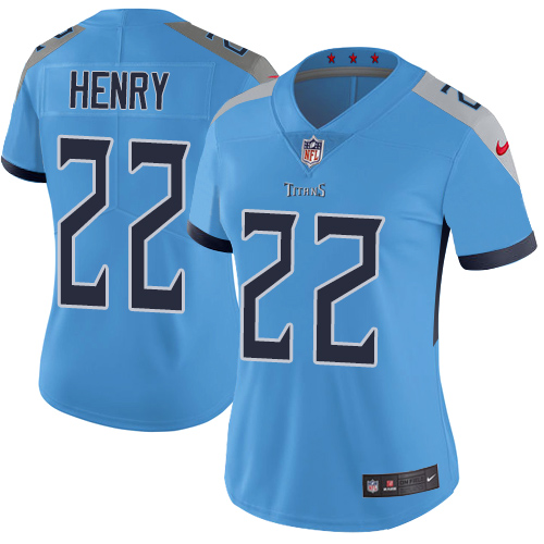 NFL T T Titans #22 Derrick Henry Limited Blue Jersey - Fan Favorite