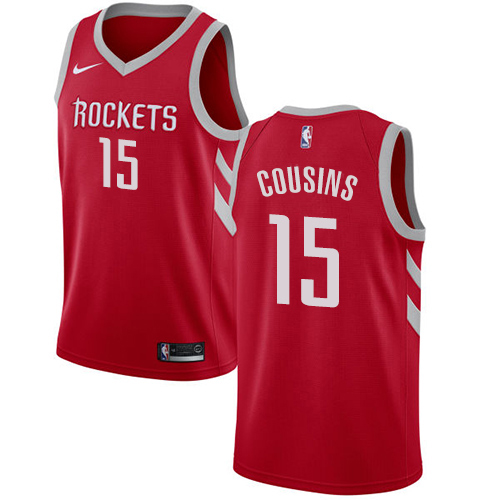 Red Houston Rockets #15 Nike Jersey - On Sale NBA Fan Apparel