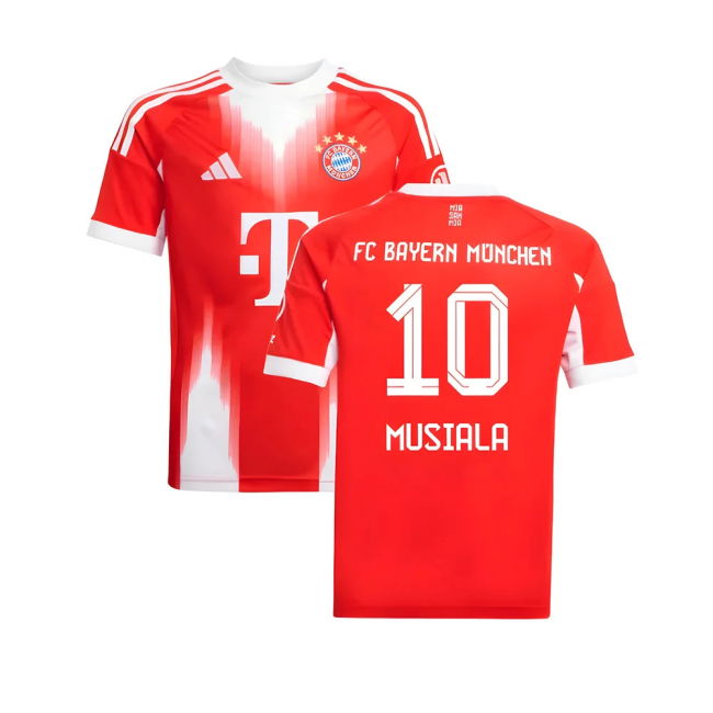 Authentic 2025-2026 Bayern Munich Home With Vintage Design