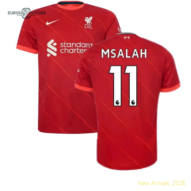 2021-2022 Liverpool Kids Non-toxic Jersey M.salah Aeroready