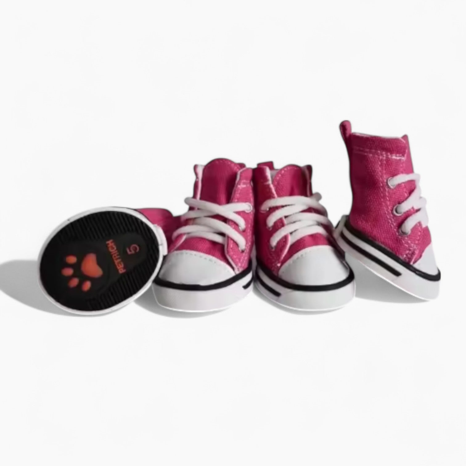 Snuggo French Bulldog booties – Anti-Skid Canvas Trainers for Small Dogs