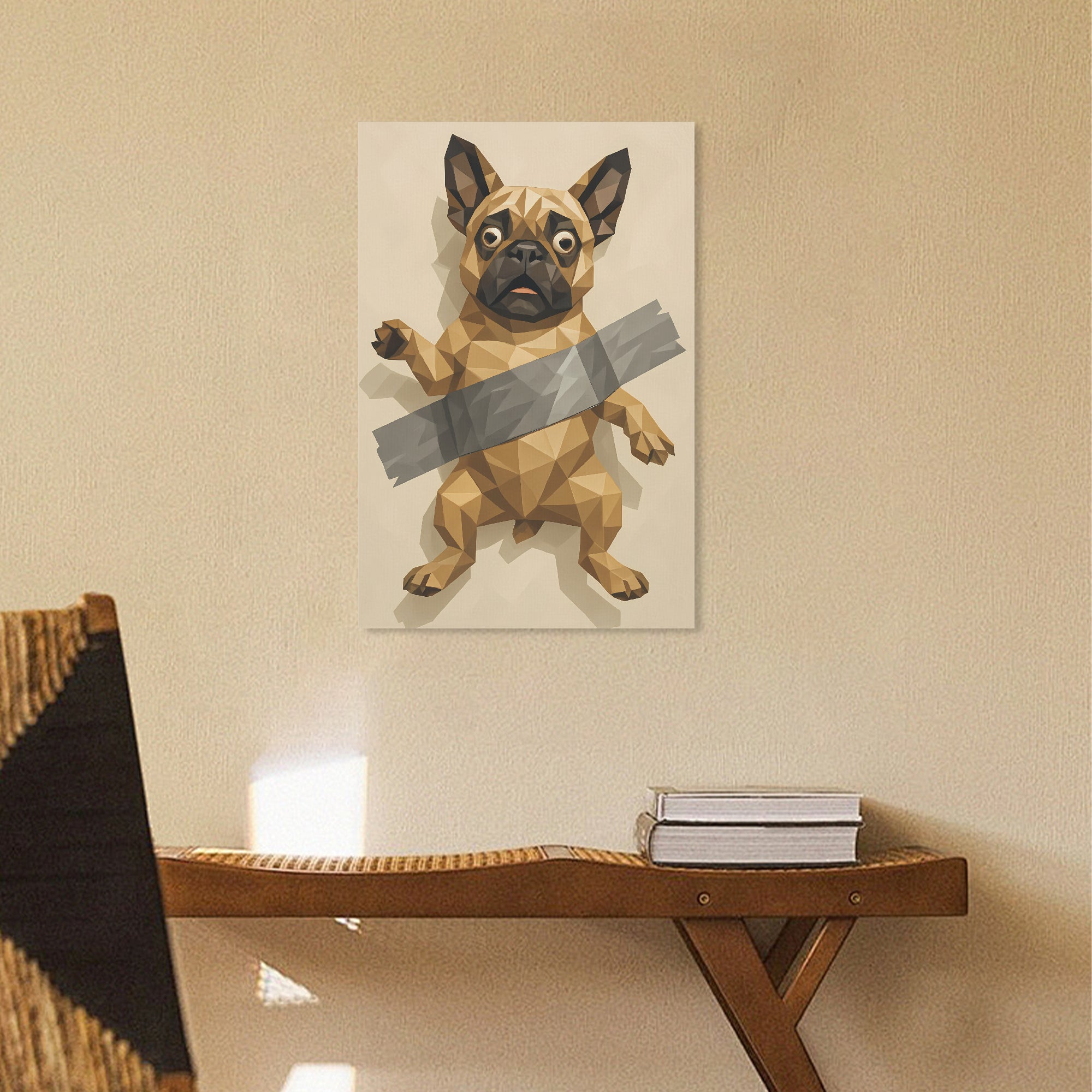 Goose - Stylish Vertical Canvas Painting Casual Wear | Unique Design