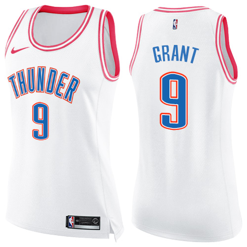 Thunder #9 Jerami Grant High-Quality 2024 City NBA Jersey - White City