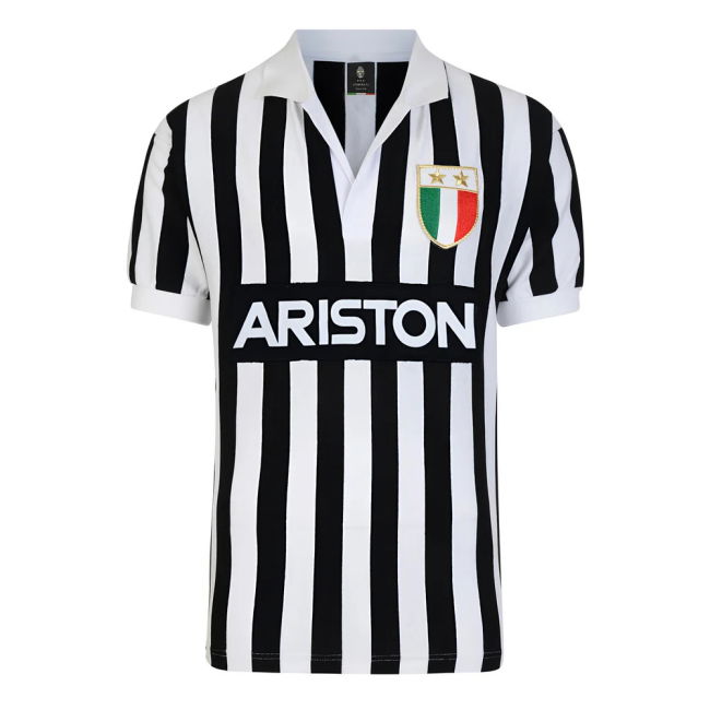 Score Draw Juventus 1984 Retro Football Shirt (DEL PIERO 10)