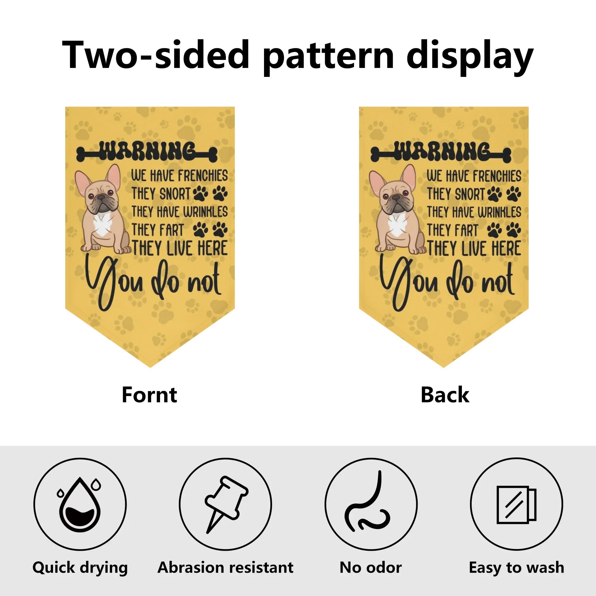 Benji - Garden Flag Banner