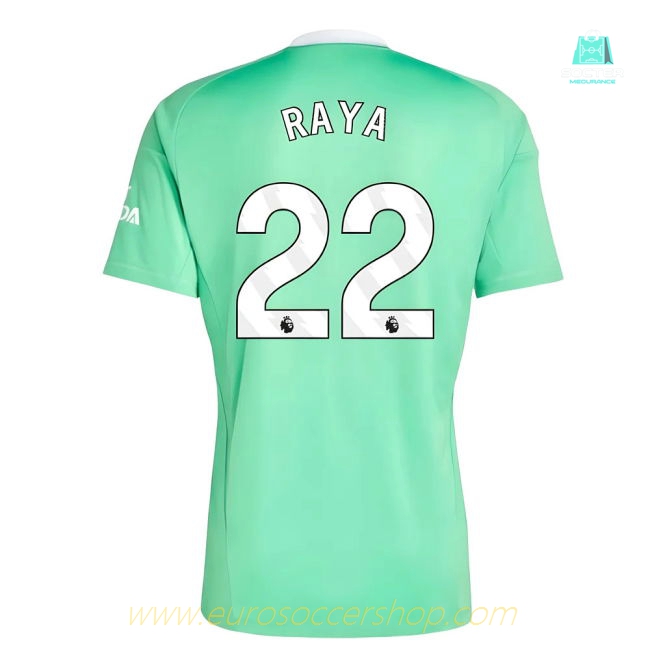 2025-2026 Arsenal Third Goalkeeper Shirt (Green) (Raya 22)