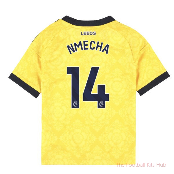 Leeds United 2026-2027 Away Kit Nmecha #14 Match Jersey