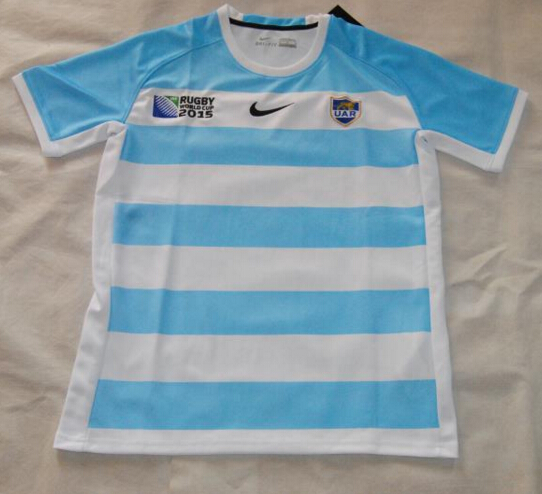 Comfort Fit Rugby World Cup 2015 Argentina White-Blue Shirt