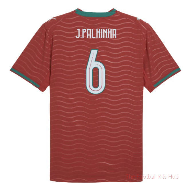 2026-2027 Portugal Authentic Home Shirt (J.Palhinha 6)