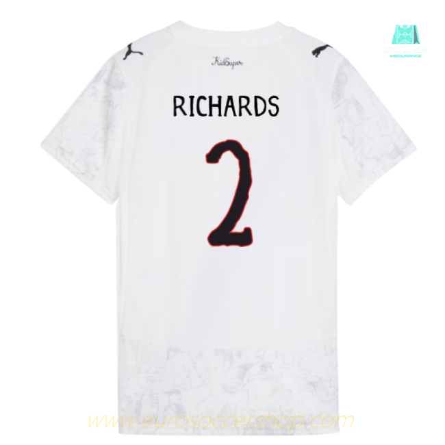 2025-2026 KIDSUPER x Manchester City CWC Shirt (White) - Womens (Richards 2)