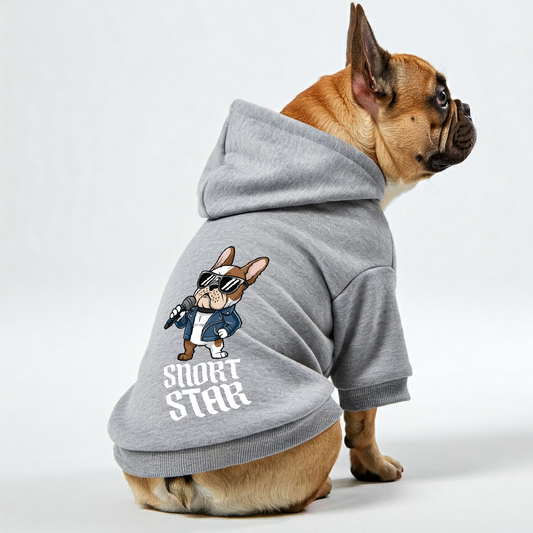 Snort Star - Trendy Personalized French Bulldog Hoodies With Funny Quotes – Stylish, Cozy, And Premium 100% Cotton Everyday Use