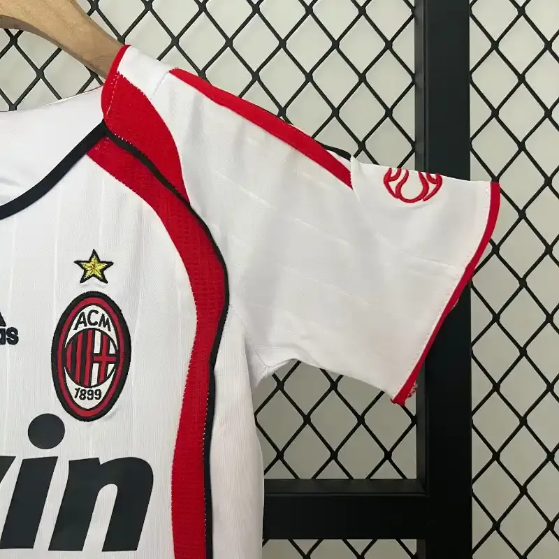 Cheap 2006-2007 Kids AC Milan Jersey retro kit