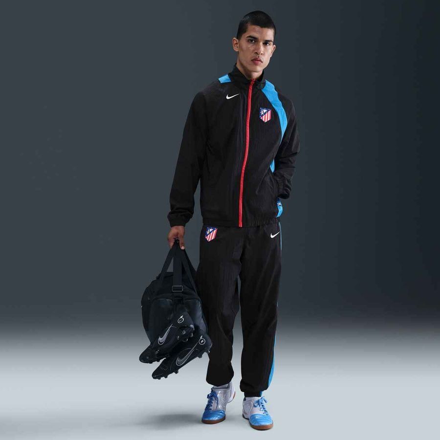 Atletico Madrid Track Travel Jacket T90 Woven Gx 3rd Jet Black/photo B