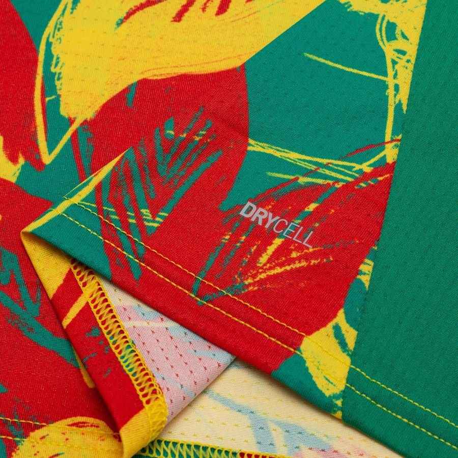 Senegal Training T-Shirt Pre Match Africa Cup of Nations 2025 - Green/Faster Yellow/Puma Red