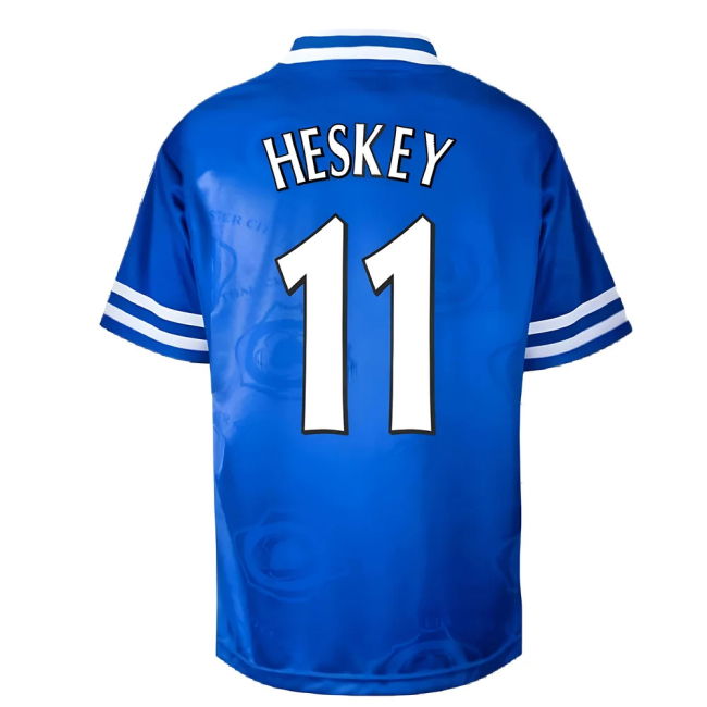Leicester City 1997 Home Retro Jersey (HESKEY 11)