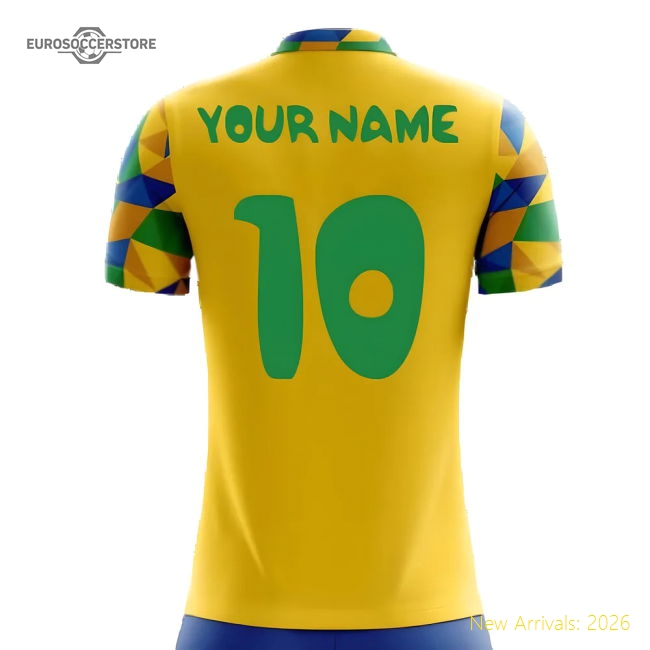 Genuine Football Brazil Jersey - Breathable Casual Athletic