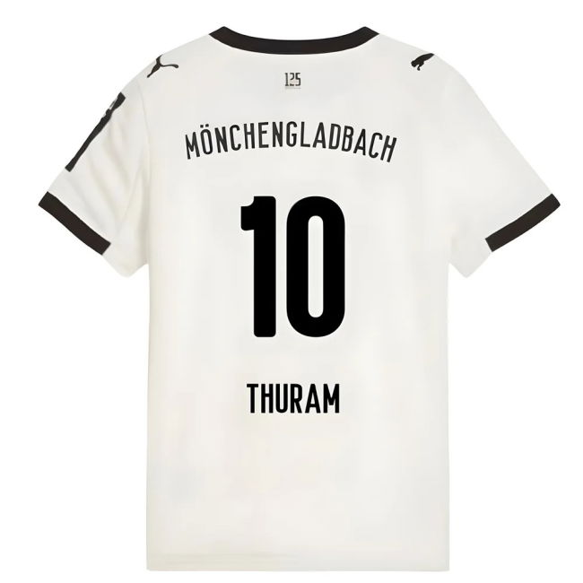 Durable Material Football Borussia Mgb Home Shirt Kids Thuram #10 ...